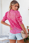 Lillian Lace 2pc blouse (RTS)