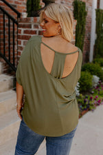 Milly Olive cut out Curvy Shirt (RTS)
