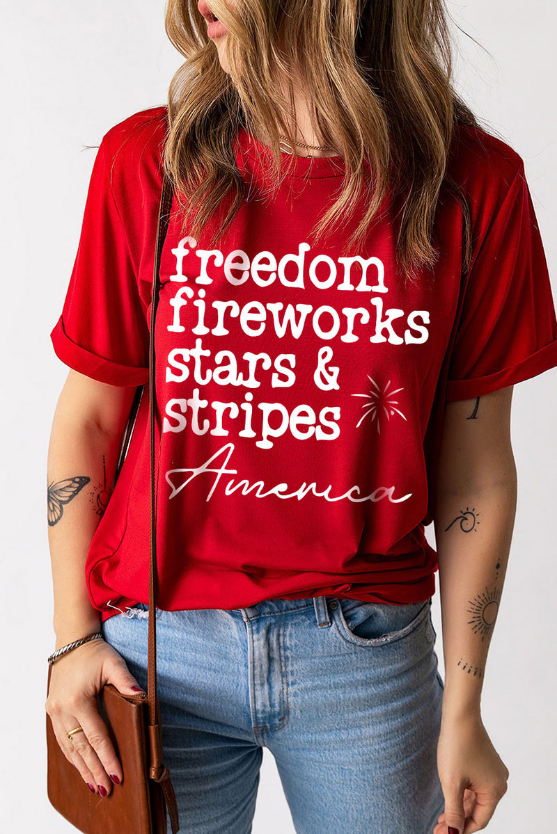 Freedom and fireworks tee (rts)