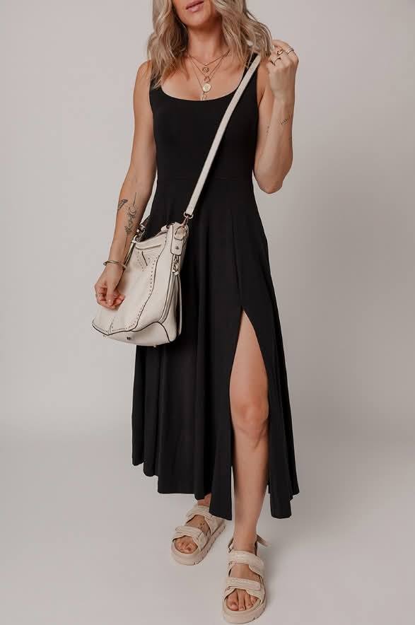 Molly Scoop neck Midi Dress (preorder)