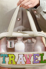 Trina clear Travel bags (RTS)