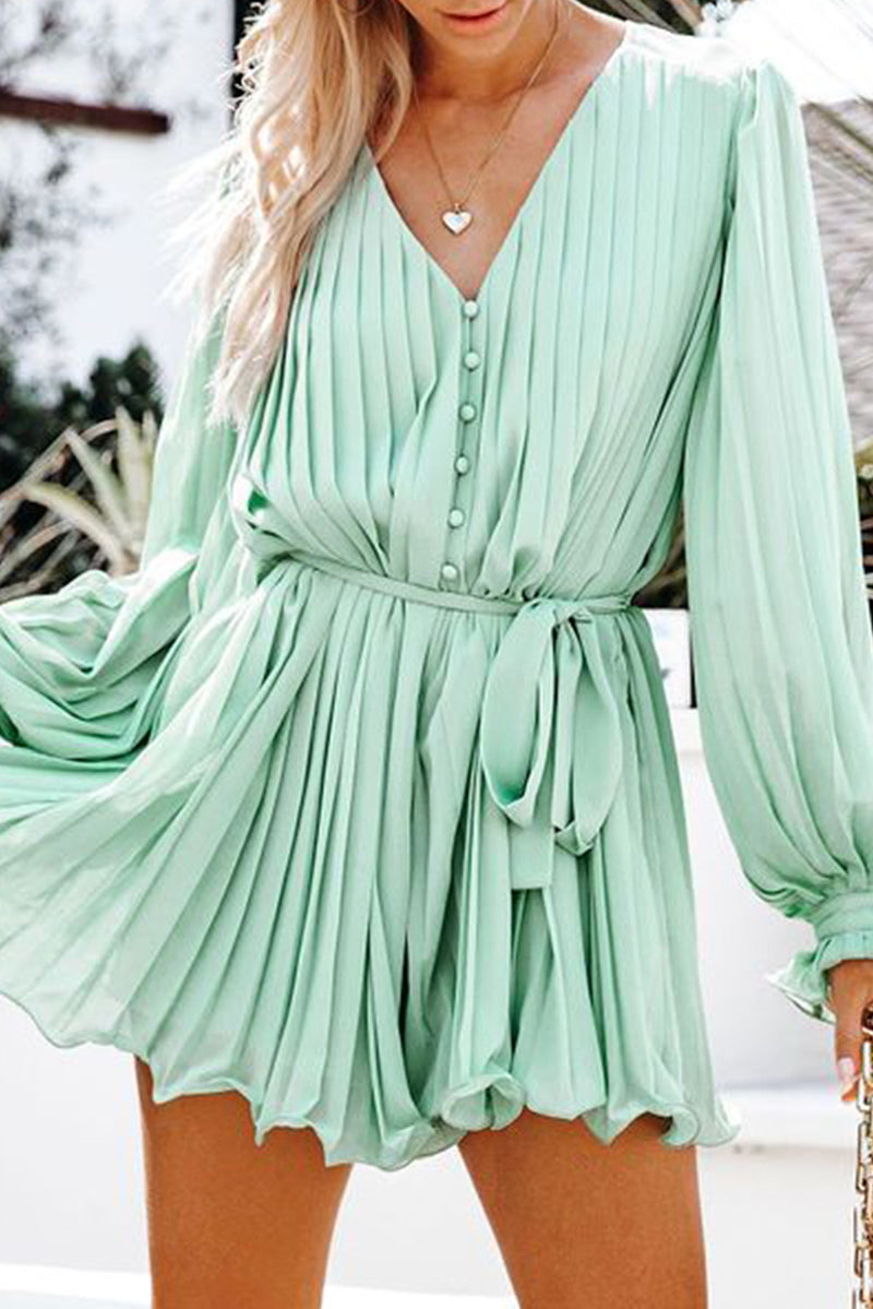 PLEATED ROMPER (PREORDER)